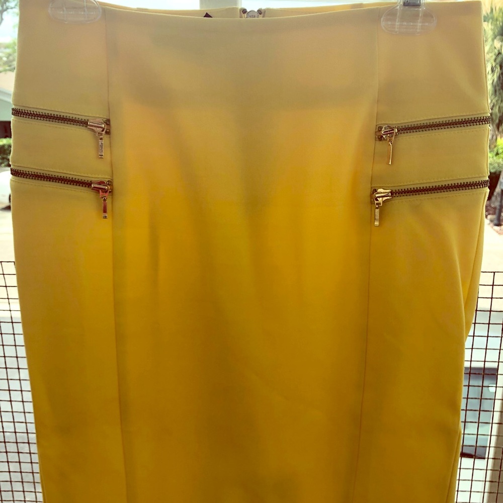 Inc. Yellow gorgeous pencil skirt size 2